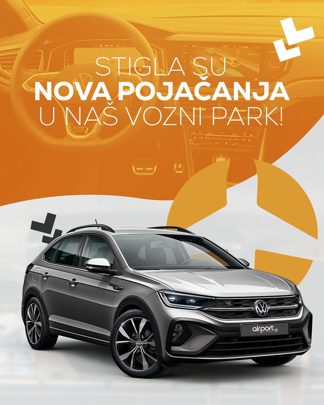 Iznajmite VW Taigo 2025 na Sarajevskom aerodromu