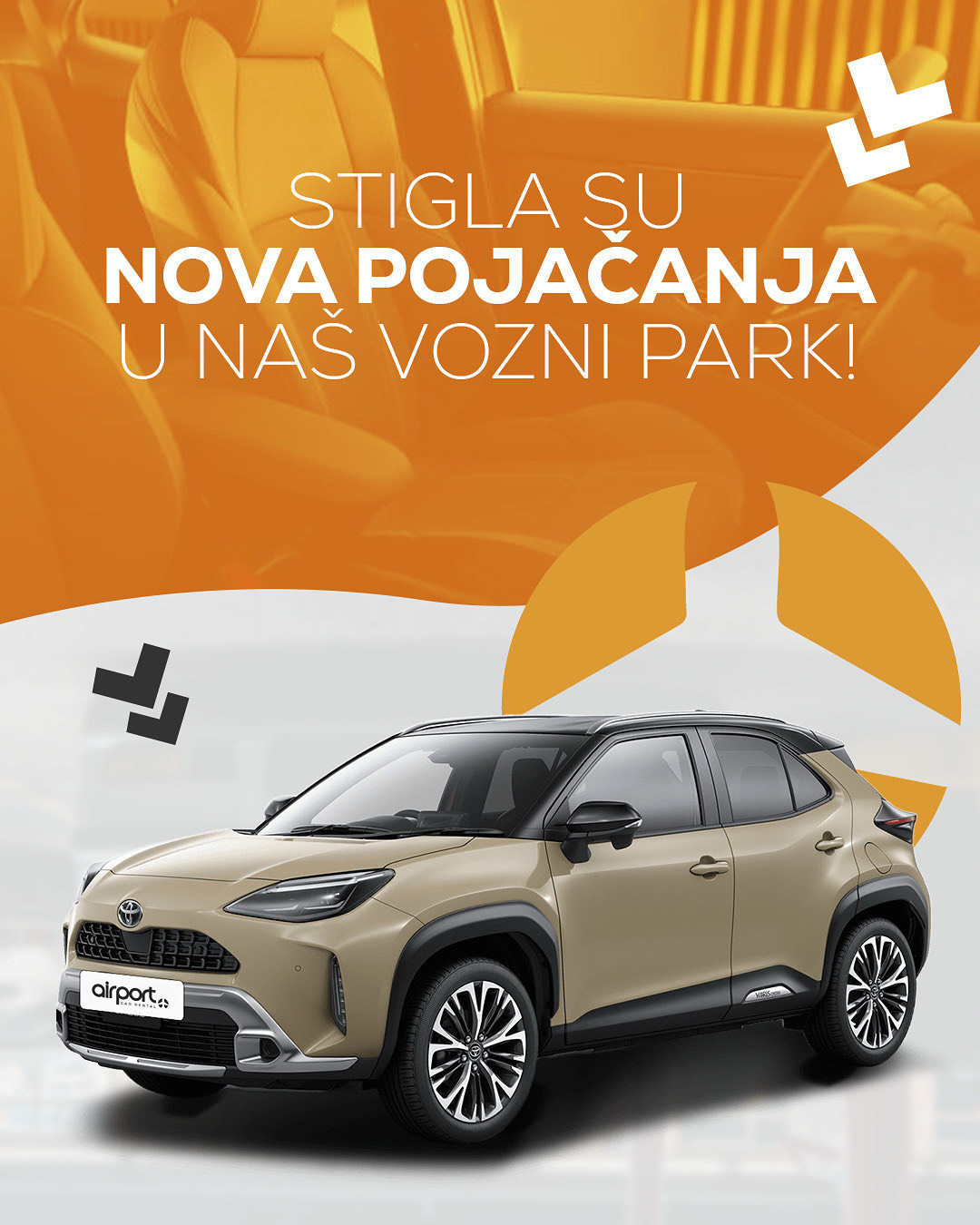 Iznajmite Toyota Yaris Cross 2025 na SJJ
