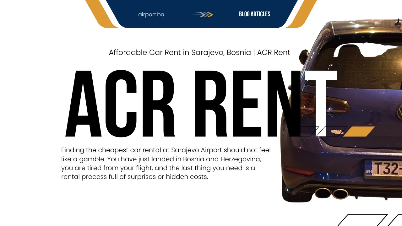 Cheap Car Rental at Sarajevo Airport